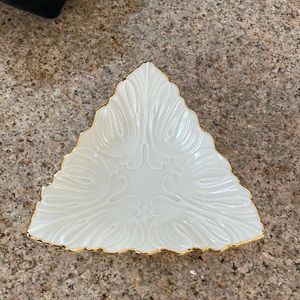 Lenox gold plated candy dish